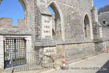 Ruïne van Paterskerk brokkelt verder af: site opnieuw afgesloten voor het publiek