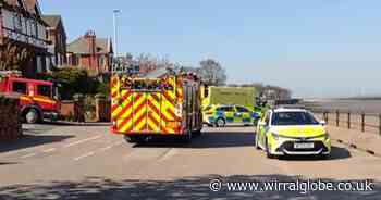 Emergency services rush to Wirral beach after incident