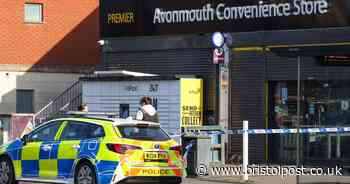 Police cordon in place outside Bristol convenience store