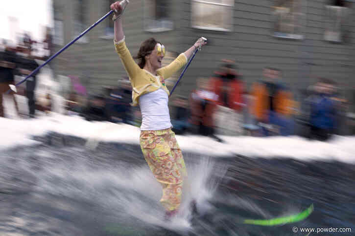 What Is Pond Skimming? Spring Skiing’s Wildest Tradition