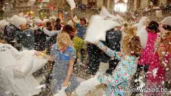 Buitenspeeldag krijgt in Kontich apotheose met mega kussengevecht