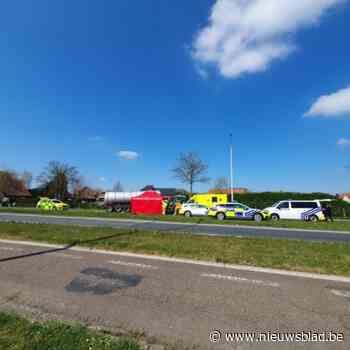Tractor belandt tegen boom in Bree nadat bestuurder onwel wordt