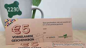 Vorselaarse geschenkbon koop je nu in het gemeentehuis