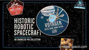 Voyager, Sputnik and more: New collectible pins celebrate humanity's robotic space explorers