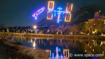 That's no space station, it's a student-led drone show: Space photo of the day