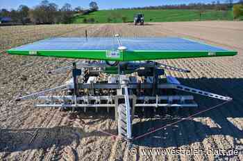 „Farmdroid“ hilft auf dem Biohof Krieger