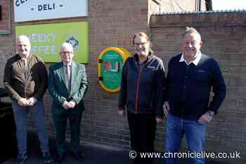 New County Durham lifesaving defibrillator installed following community initiative