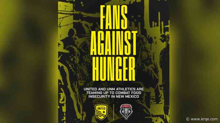 New Mexico United and UNM partner up to fight hunger with tailgate supply drives