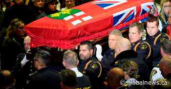 Car in ditch at scene of OPP officer’s death was stolen, murder trial hears