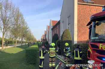 FW-GE: Kellerbrand in Gelsenkirchen-Horst - Eine verletzte Person