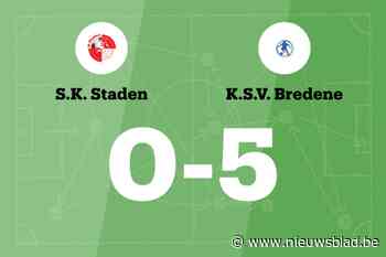 SV Bredene C beëindigt reeks nederlagen met zege tegen SK Staden B