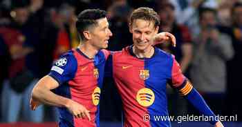 Regisseur Frenkie de Jong boekt met Barcelona ruime zege en is dicht bij plek in halve finale