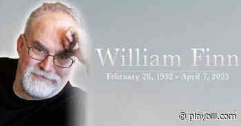 William Finn, Composer-Lyricist Of “Falsettos” And “The 25th Annual Putnam County Spelling Bee,” Is Dead At 73