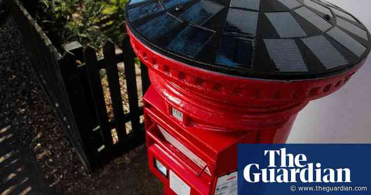 Royal Mail trials postbox with parcel hatch, solar panels and barcode scanner