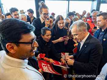 Carney, Singh in Saskatoon on Wednesday as campaign nears halfway point