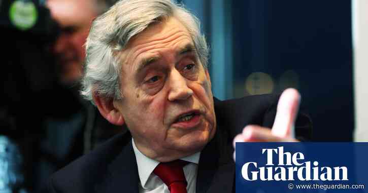 Gordon Brown calls for ‘economic coalition of the willing’ to tackle Trump tariffs
