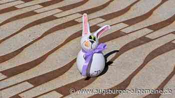 Wo versteckt sich das Häschen in Landsberg am ersten Tag des Osterrätsels?