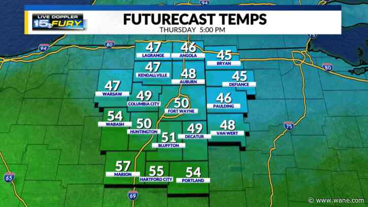 Slight warm-up today, warmer weekend temps