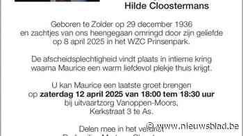 Maurice Martens, 88 jaar