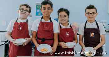 School's special cooking classroom teaching pupils life skills