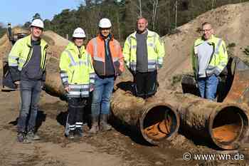 Die alten Rohre gehen nach 119 Jahren in den Ruhestand