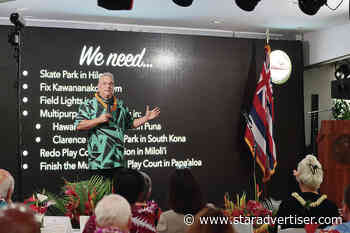 Hawaii island mayor touts ‘best start ever’ in first State of County speech