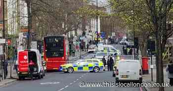 Major emergency services presence after four injured in Islington crash