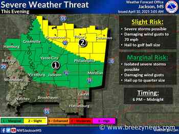 Storms Expected Locally Tonight