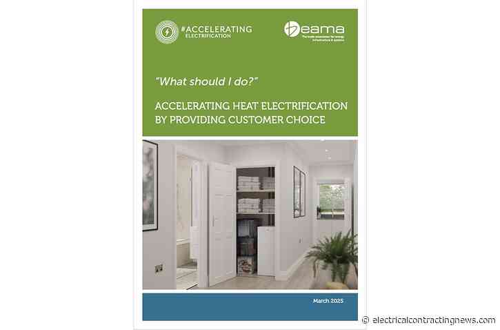 BEAMA report highlights heat electrification and low carbon heating
