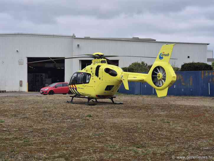 Traumahelikopter naar scheepswerf