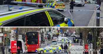 Woman in her 40s fighting for life after car crashes into building in Islington