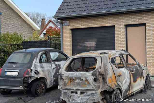 “Een gangsterdaad die niets met liefde te maken heeft”: buurt geschokt nadat auto van jonge vrouw in brand wordt gestoken op oprit
