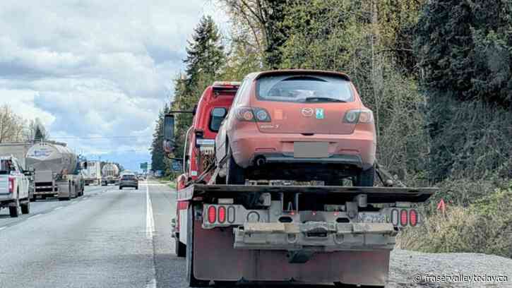 New driver pays the price for blazing through Abbotsford construction zone
