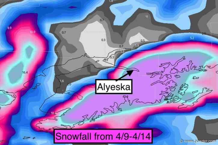 Winter Isn't Over in Alaska: 30+ Inches Forecasted