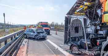 Kreis Bamberg: Fahrerin bei Unfall auf A73 verletzt - war Alkohol im Spiel?