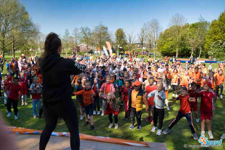 Topdrukte in het Leeghwaterpark op Koningssportdag: Meer dan 5.800 kinderen in actie