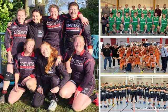 SPORTKORT WEST-VLAANDEREN. Tweede titel op rij voor BBC Koksijde en Holstra Wings B, Pervol Ruiselede B zet puntjes op de i en terugkeer van KBK Ichtegem op hoogste niveau