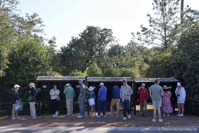 Remember public phones? The Masters still offers old-school devices as alternative to cellphones