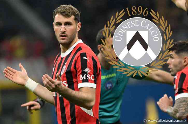 ¿Por qué Santiago Giménez no juega el Udinese vs AC Milan?
