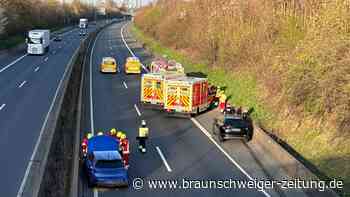 A39-Unfall auf Höhe Lebenstedt: zwei Verletzte, Vollsperrung