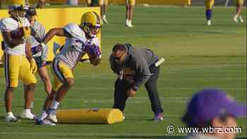 WATCH: LSU football gets tune-up before opening spring practice this weekend