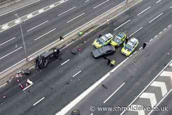 Northumbria Police A1 crash update on officers injured after BMW pursuit