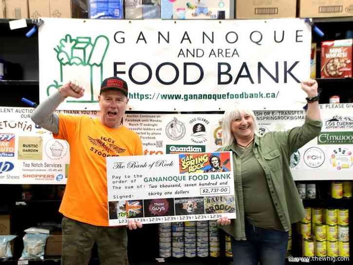 Gan Spring Rock raises funds for Gananoque and Area Food Bank