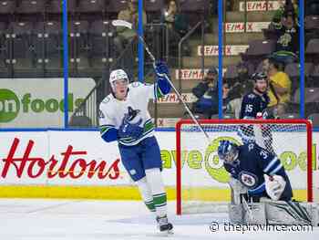 Canucks: Hulking prospect Vilmer Alriksson joins Abbotsford with junior season over