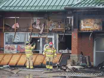 Southeast Edmonton strip mall fire investigated as arson, causing millions in damage