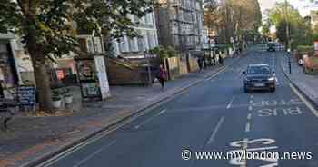 Teen rushed to hospital after crashing into Croydon bus stop on 'stolen moped' during police chase