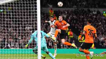 Hackentor und Lattenkracher: Eintracht Frankfurt wankt bedrohlich gegen Tottenham