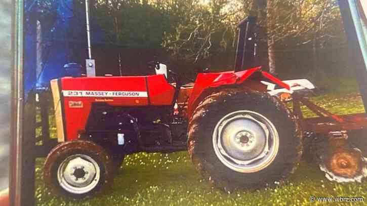 Deputies searching for tractor stolen from Amite