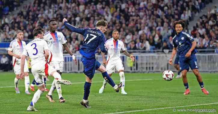 Joshua Zirkzee scoort bij gelijkspel Manchester United bij Lyon, weer fouten André Onana