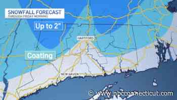 Tracking two chances for snow over the next few days